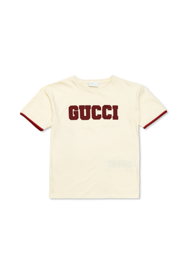【Bit様】GUCCI（グッチ） キッズ ストライプシャツ 長袖 6 120 Gucci Kids T-shirt with pocket | Kids's | Vitkac